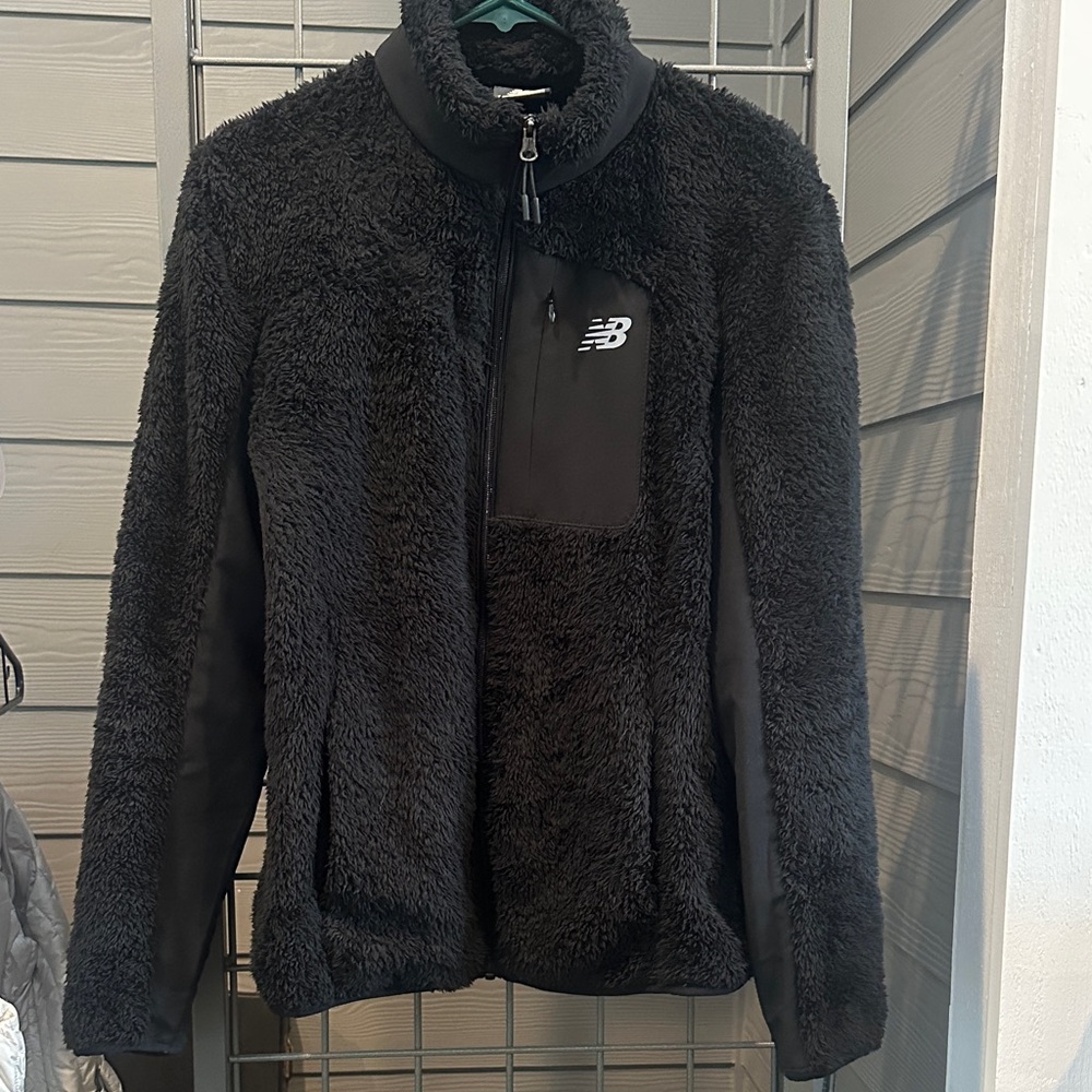 New Balance Black Sherpa Jacket